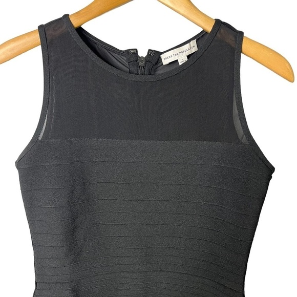 Dress The Population Aitana Sheath Dress Black Size Large Bodycon Bandage - Picture 3 of 10